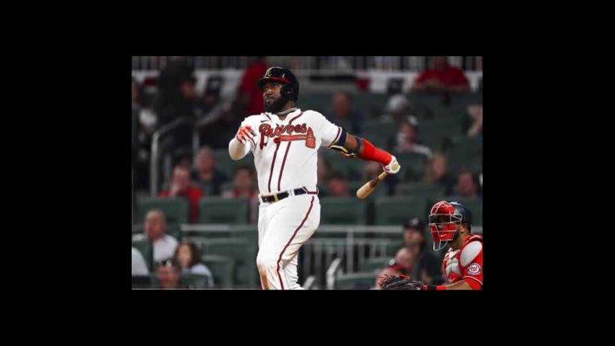 Ozuna y Albies llevan a Bravos a paliza sobre Nacionales