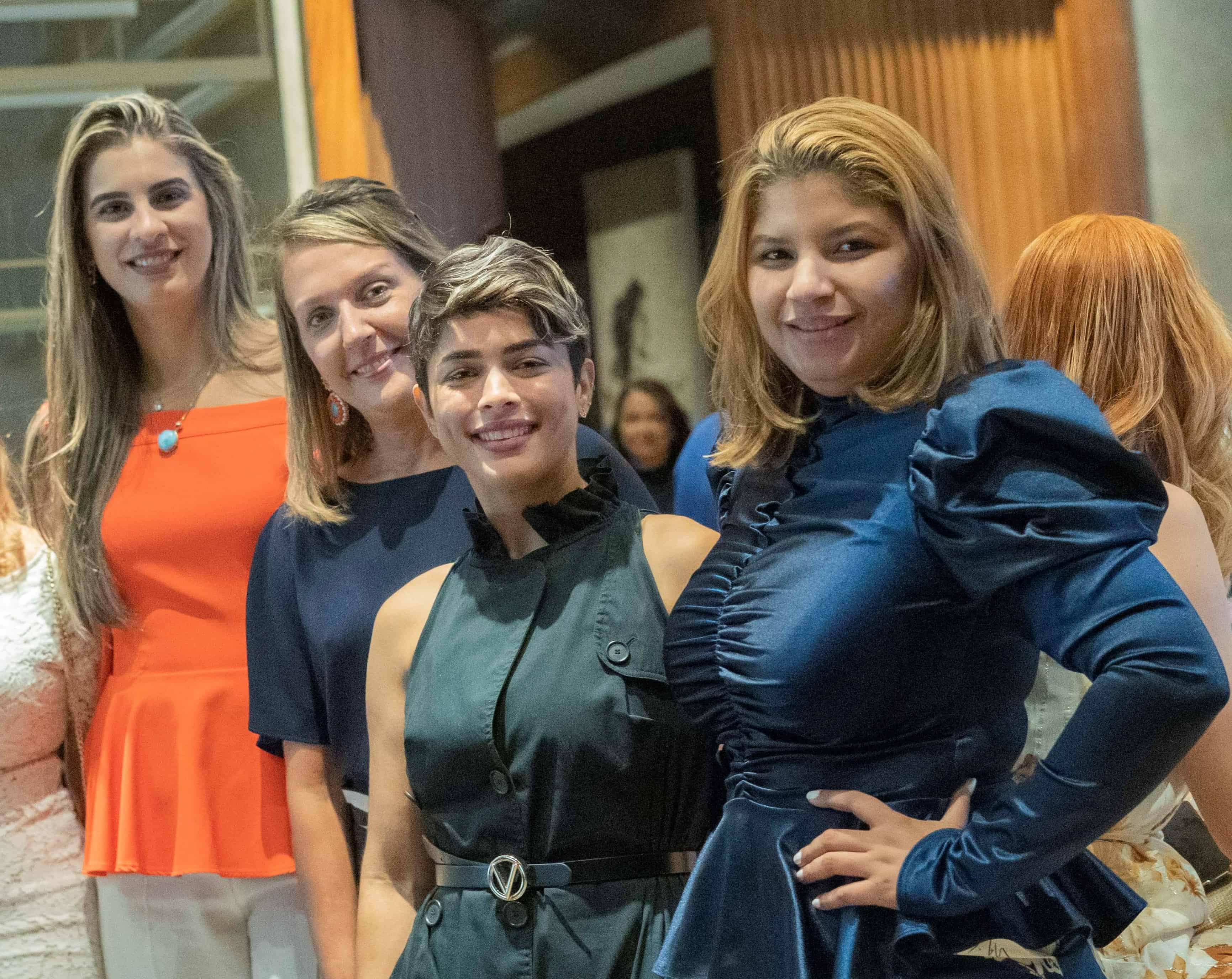 Rosy Nuñez, Edelmira Bonilla, Nairobi De la Rosa y Keysarina Pérez.