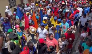 Devotos del gagá realizan procesión en el país en medio de polémica