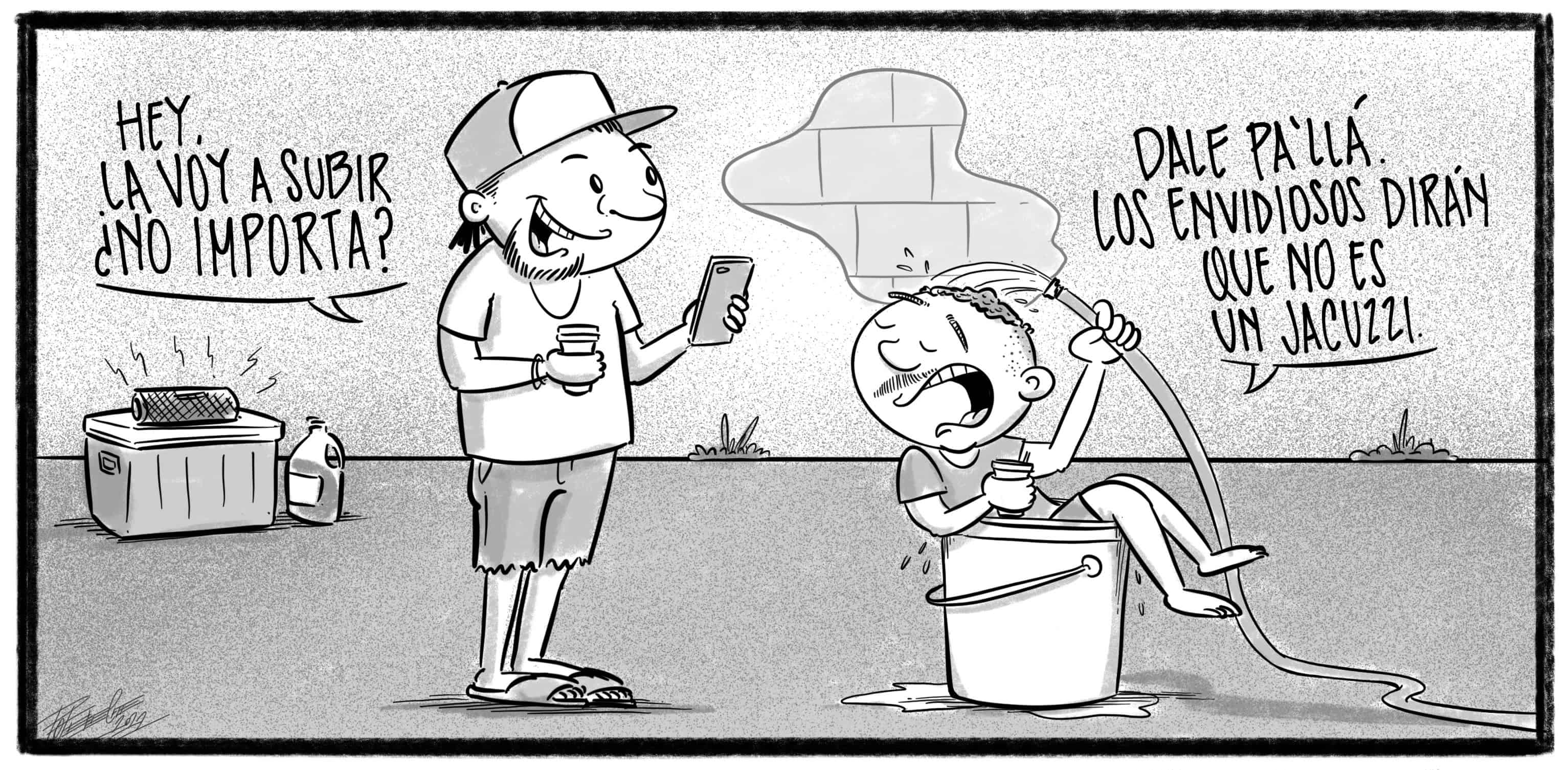 Caricatura de Noticiero Poteleche 16 abril 2022