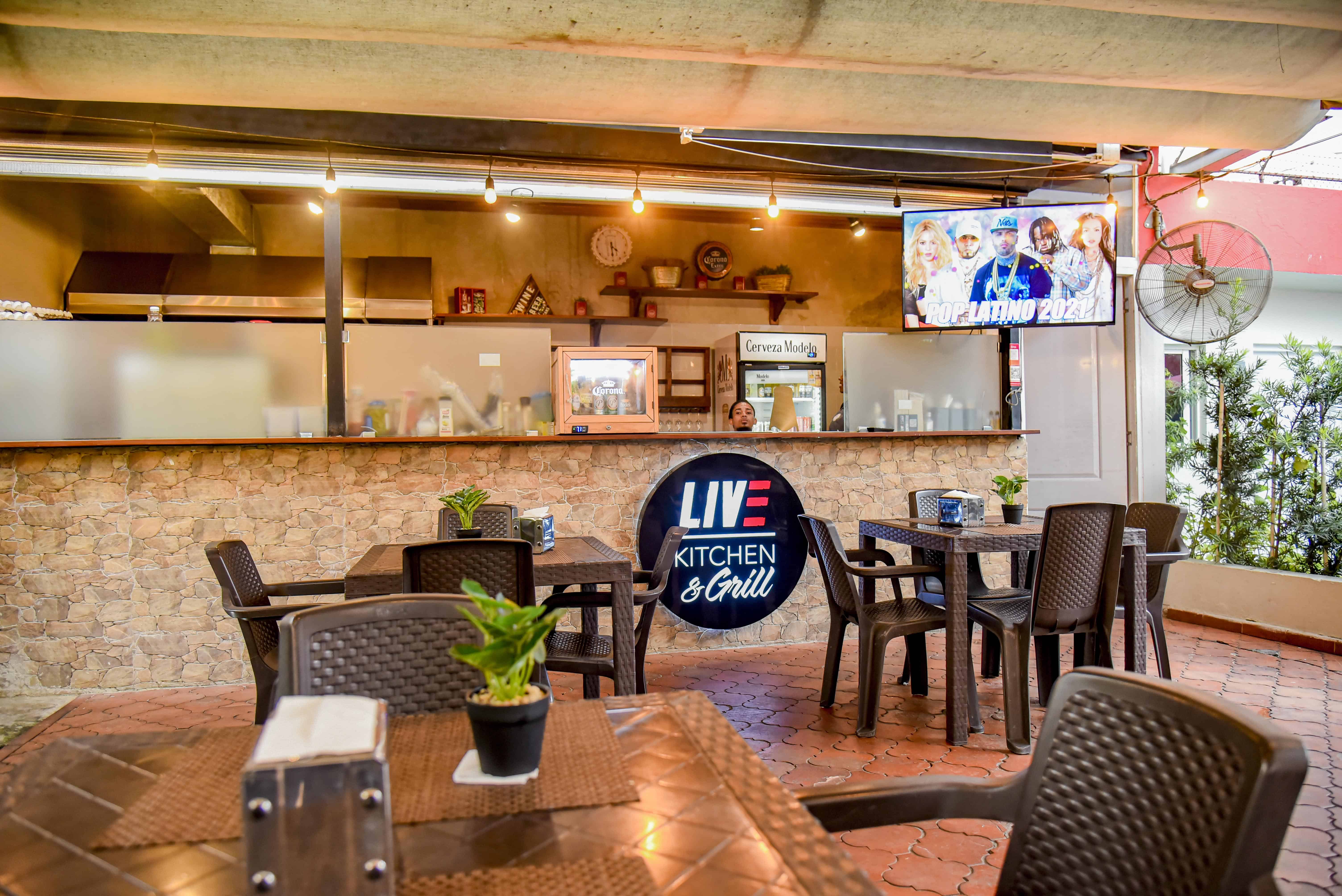 Restaurante de comida saludable Live Kitchen.