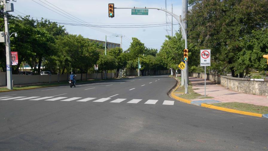 Se registra poco tránsito en avenidas de Santo Domingo este Sábado Santo