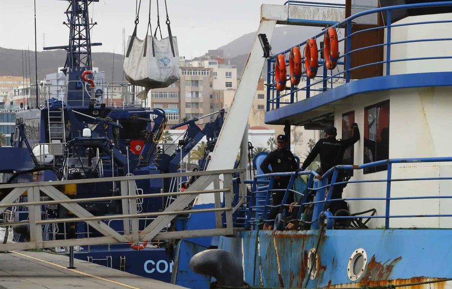 Apresan en Canarias pesquero con 2,900 kilos de cocaína  cuyo valor es de US$97 millones