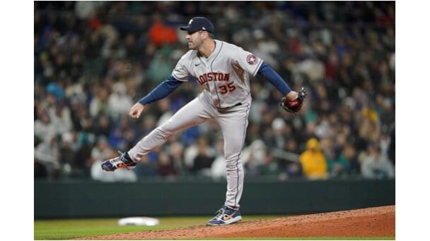 Justin Verlander luce dominante y los Astros blanquean a los Marineros