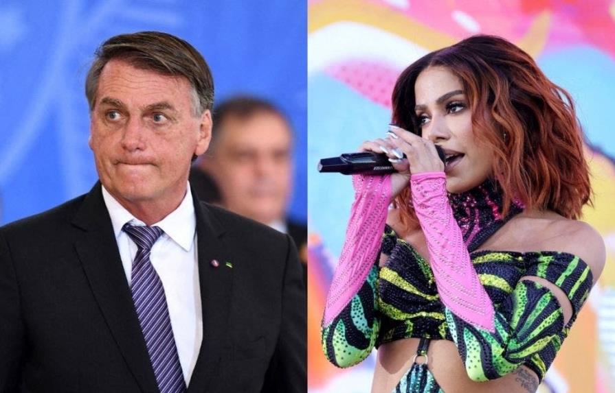 Cantante Anitta bloqueó al presidente de Brasil y esta es la polémica razón