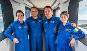 Llegan a Florida tripulantes de la misión Crew-4 que saldrá hacia la EEI