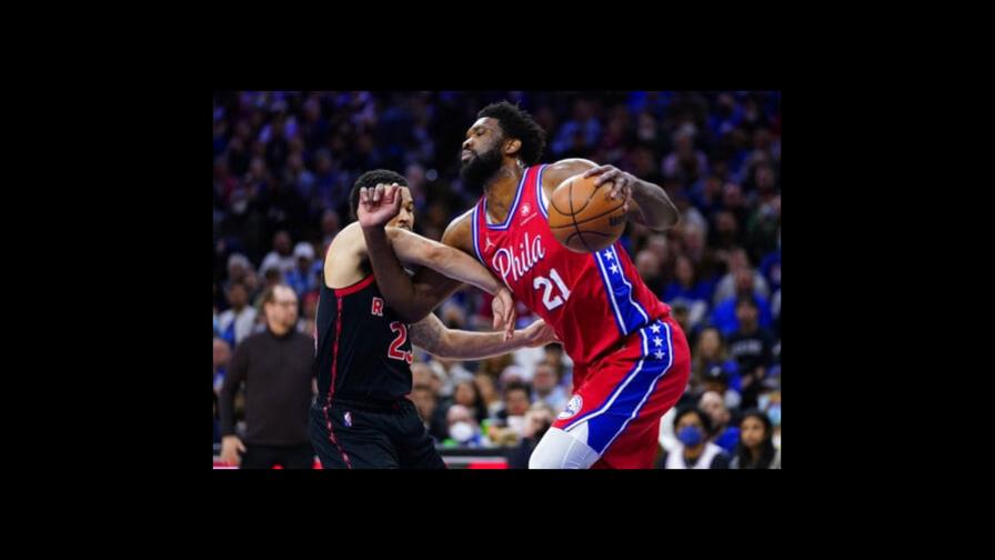 Embiid guía a los 76ers a triunfo 112-97 sobre Raptors Embiid guía a los 76ers a triunfo 112-97 sobre Raptors