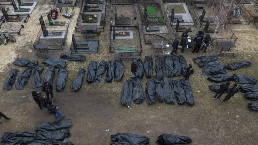 Autoridades ucranianas dicen que ya han localizado 420 cuerpos en Bucha Autoridades ucranianas dicen que ya han localizado 420 cuerpos en Bucha