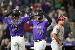 CJ Cron pega jonrón de tres carreras y los Rockies superan a Filis