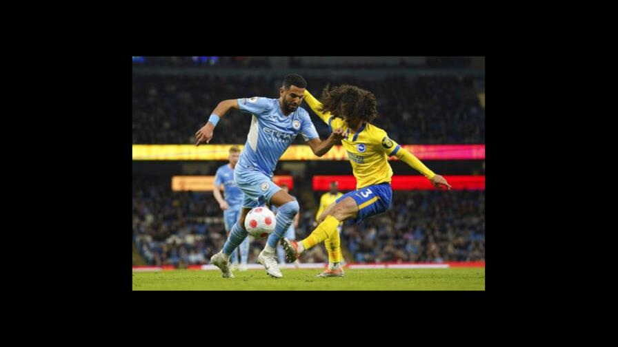 Manchester City recupera la cima inglesa con triunfo ante Brighton Manchester City recupera la cima inglesa con triunfo ante Brighton