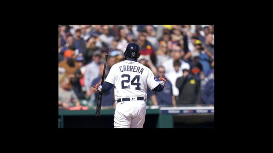 Video: Miguel Cabrera sigue a un hit de los 3,000; los Tigres vencen a los Yanquis Video: Miguel Cabrera sigue a un hit de los 3,000; los Tigres vencen a los Yanquis