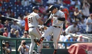 Gigantes arrolla a Nacionales; Soto, Cruz y Franco de 11-0