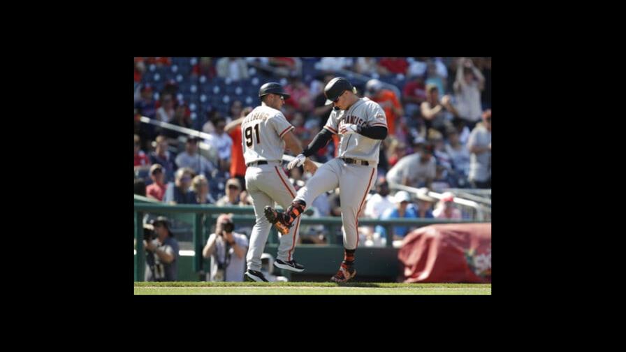 Gigantes arrolla a Nacionales; Soto, Cruz y Franco de 11-0 Gigantes arrolla a Nacionales; Soto, Cruz y Franco de 11-0