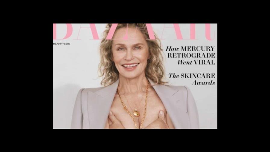 La legendaria actriz de 78 años que posó en topless para una revista