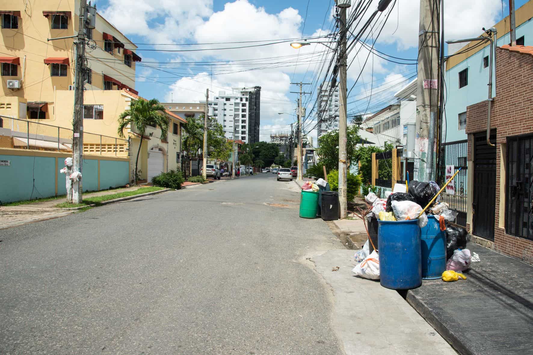 Algunas zonas  tiene la situación de la basura bajo control