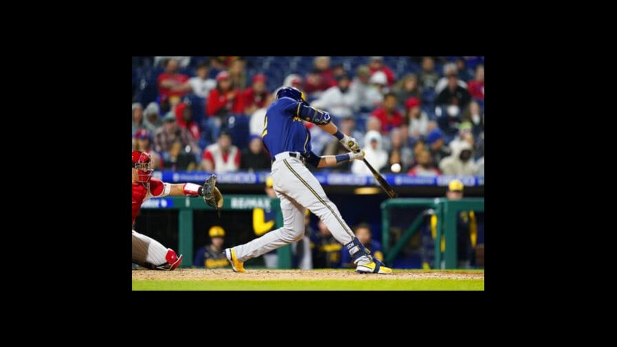 Lauer poncha a 13 y Yelich define por Cerveceros sobre Filis Lauer poncha a 13 y Yelich define por Cerveceros sobre Filis