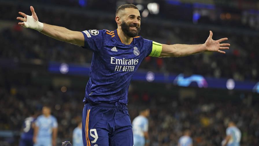 Benzema se coloca líder de la clasificación de goleadores de la Champions