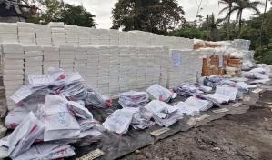 Incineran cargamento de más de 2,000 kilogramos de cocaína