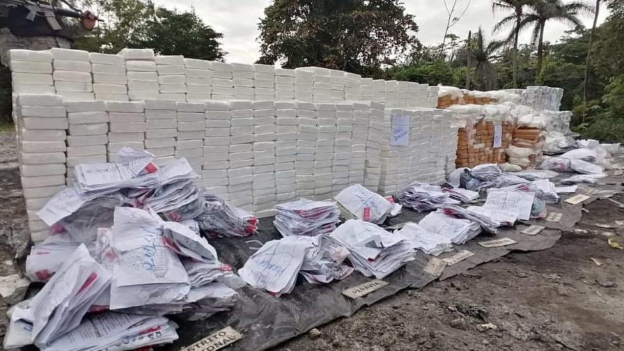 Incineran cargamento de más de 2,000 kilogramos de cocaína