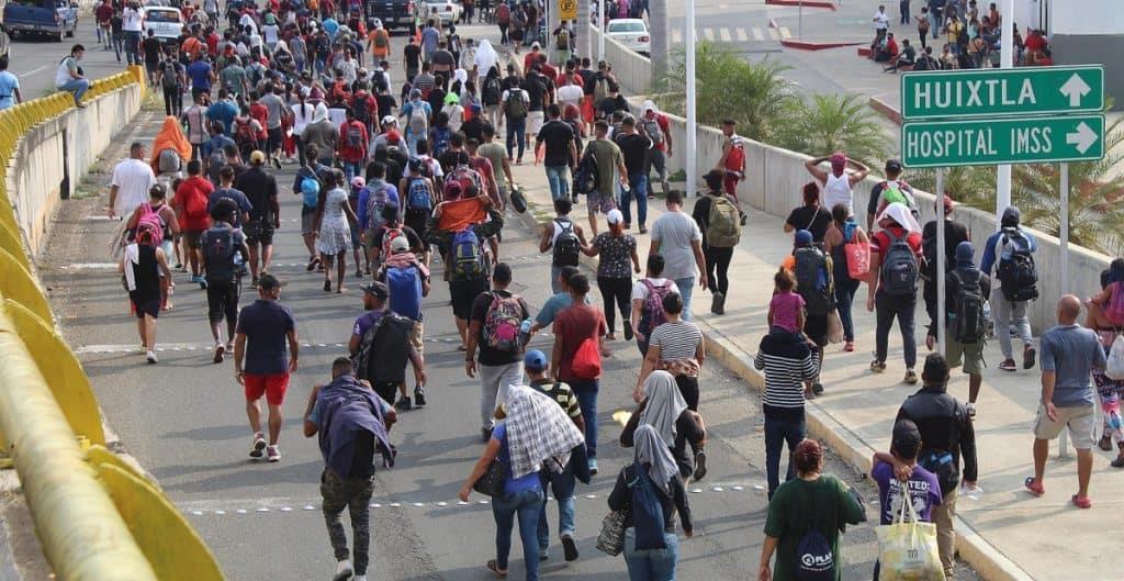 Sale una nueva caravana migrante del municipio mexicano de Tapachula