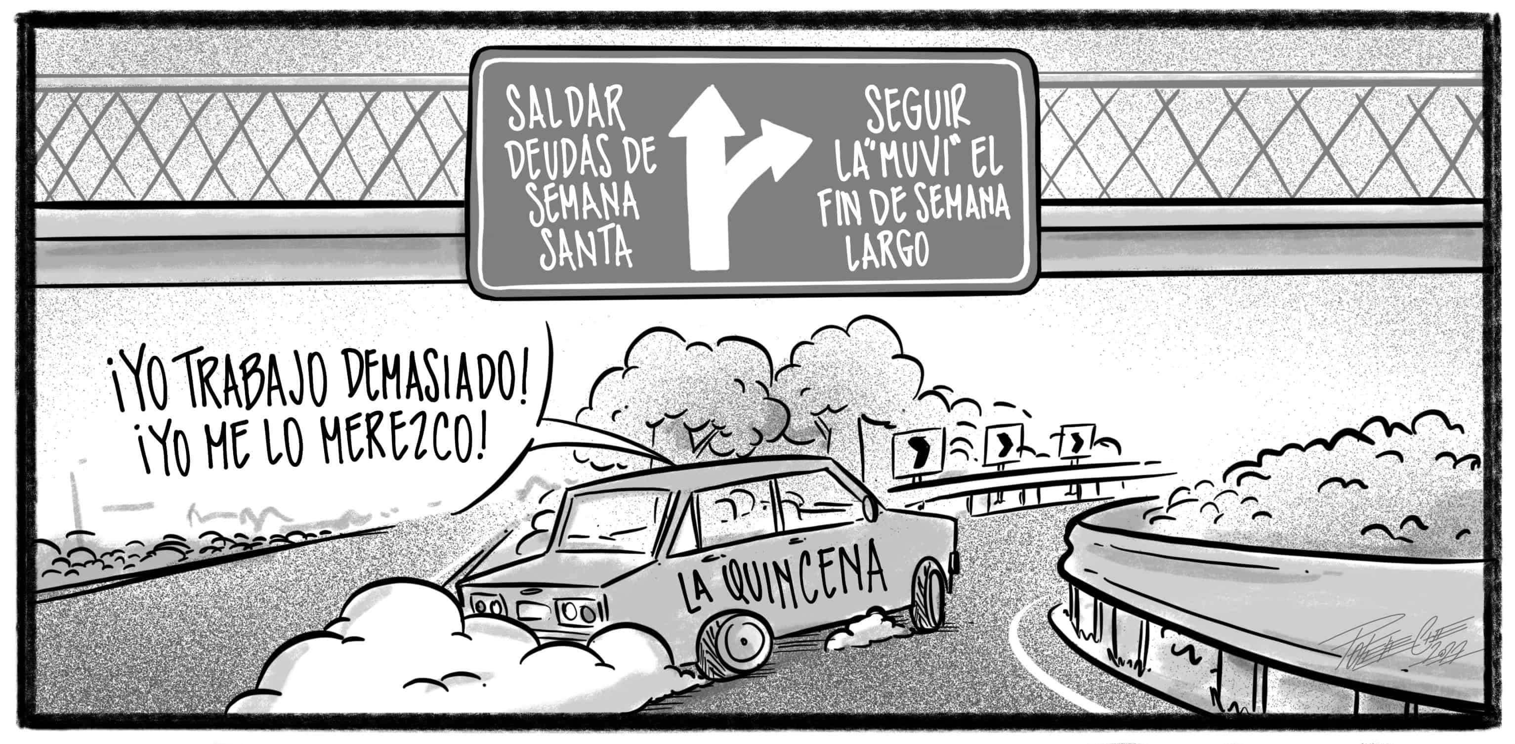 Caricatura de Noticiero Poteleche 30 abril 2022