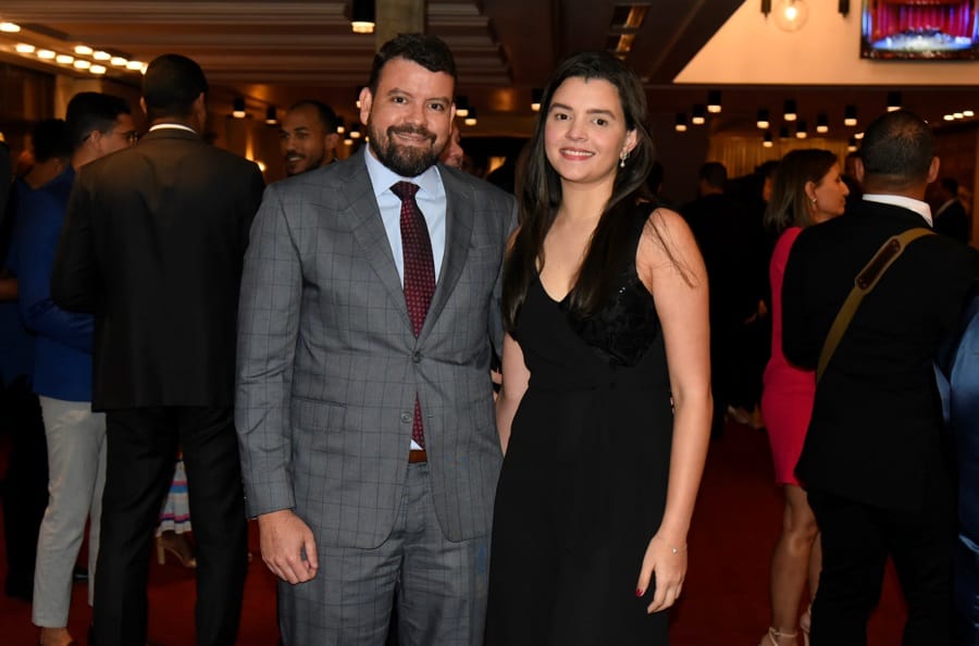 John Seibel y Glory Fermín. 