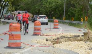A menos de un a&ntilde;o de inaugurada, carretera tur&iacute;stica Gregorio Luper&oacute;n tiene nuevos derrumbes