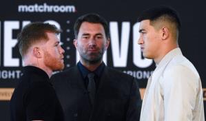 Saúl Álvarez combina golf con el boxeo para medirse a Bivol