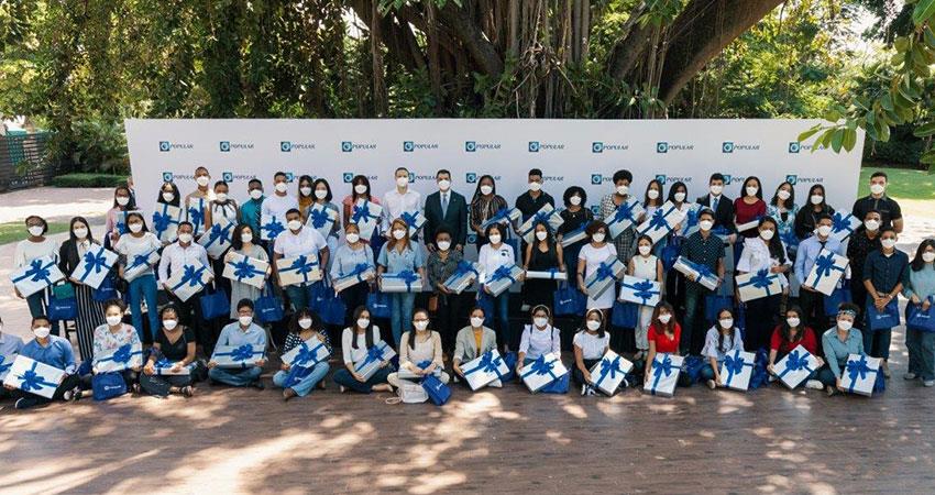 Banco Popular convoca a 28 becas para estudiantes meritorios de escasos recursos