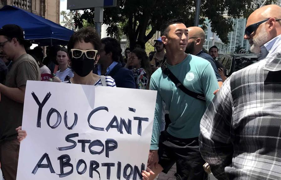 Más de un millar de personas protestan a favor del aborto en Nueva York