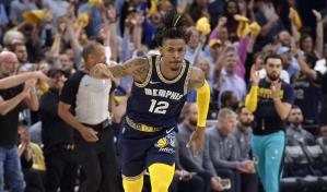 VÍDEO | Morant anota 47 y los Grizzlies empatan con los Warriors