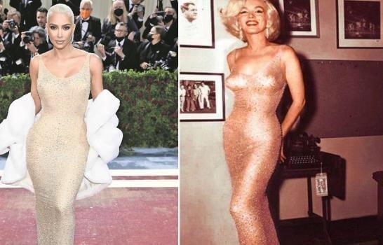 Historia del vestido con el que Marilyn Monroe le cantó a Kennedy y 60 años después usó Kim Kardashian