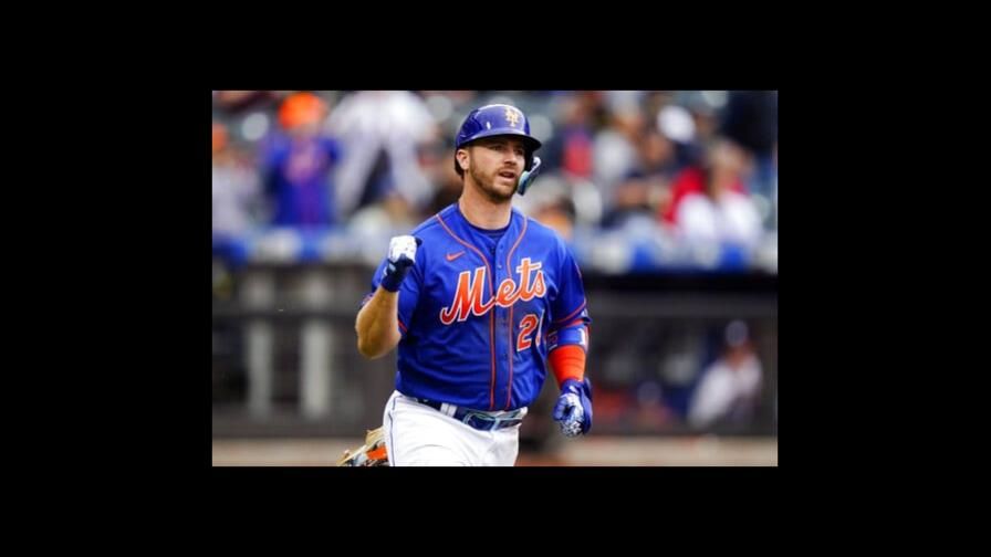 Pets Alonso y los Mets de Nueva York atacan a Morton para vencer a Bravos