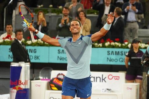 Rafael Nadal regresa con victoria en Madrid tras lesión