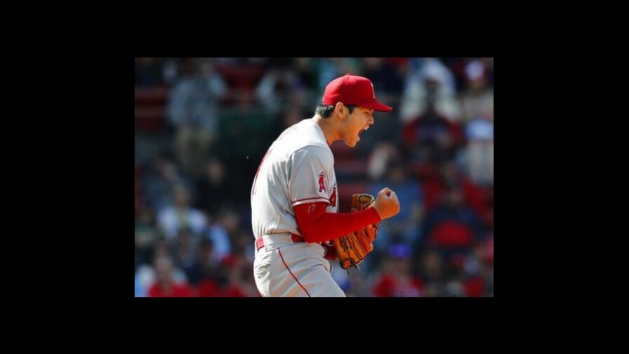 Ohtani receta 11 ponches y produce carrera en el Fenway Park Ohtani receta 11 ponches y produce carrera en el Fenway Park