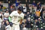 Willy Adames batea dos jonrones y los Cerveceros doblegan 10-5 a Rojos