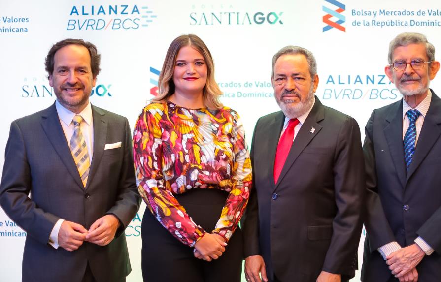 Bolsas dominicana y chilena presentan plataforma de negociación