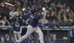 VÍDEO | Enseño bateo de poder ante su exequipo y guió triunfo de Rays