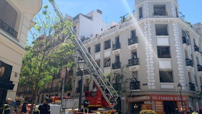 18 heridos y dos desaparecidos por la explosión de un edificio en Madrid