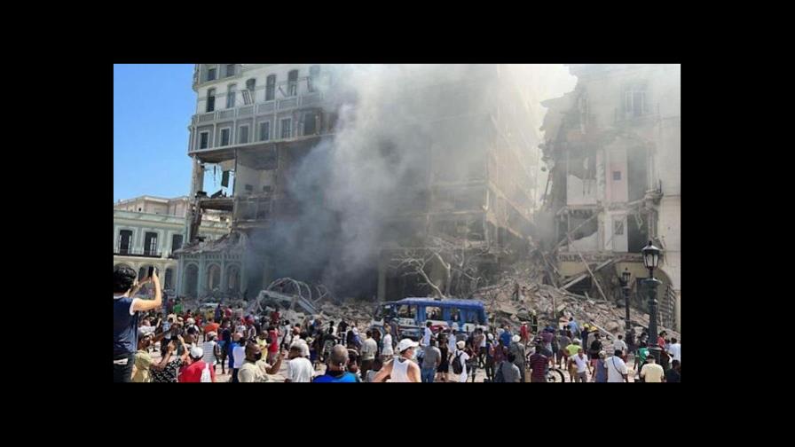 Fuerte explosión daña gravemente un hotel de La Habana, Cuba