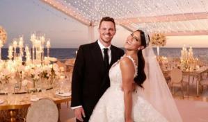 Así son los tres vestidos que usó Francisca en su boda