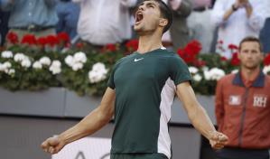 El espa&ntilde;ol Carlos Alcaraz gana el Masters 1000 de Madrid