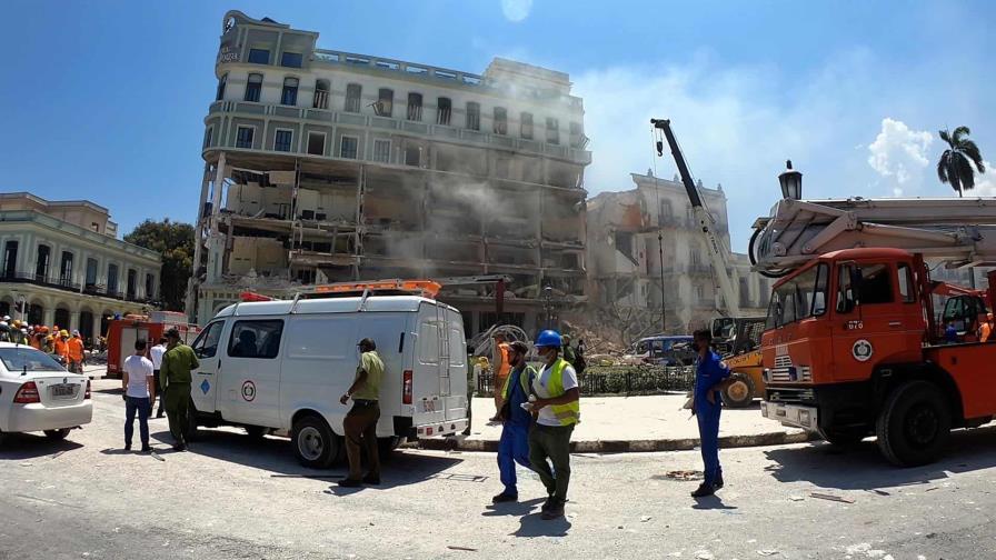 Sube a 30 la cifra de muertos en la explosión de un hotel de La Habana