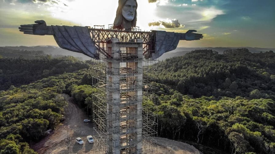 Construyen en Brasil el mayor Cristo del mundo, será inaugurado en 2023