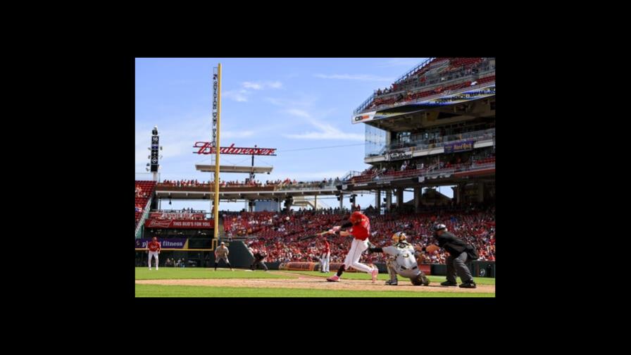 Rojos superan a Piratas con gran actuación de Moran al bate