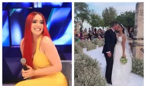 Karen Yapoort se llevó las flores de la boda de Francisca y ¡no estaba invitada!