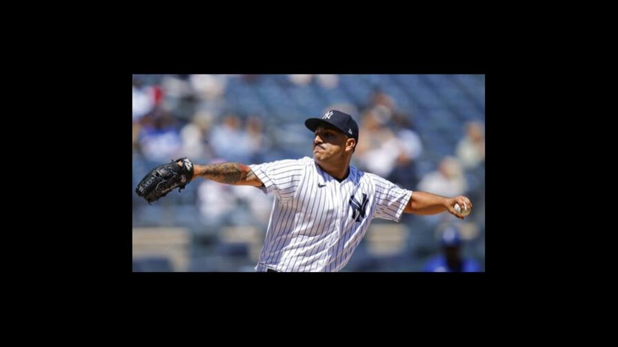 Néstor Cortés tira sin hits hasta 8vo, Yanquis vencen a Rangers