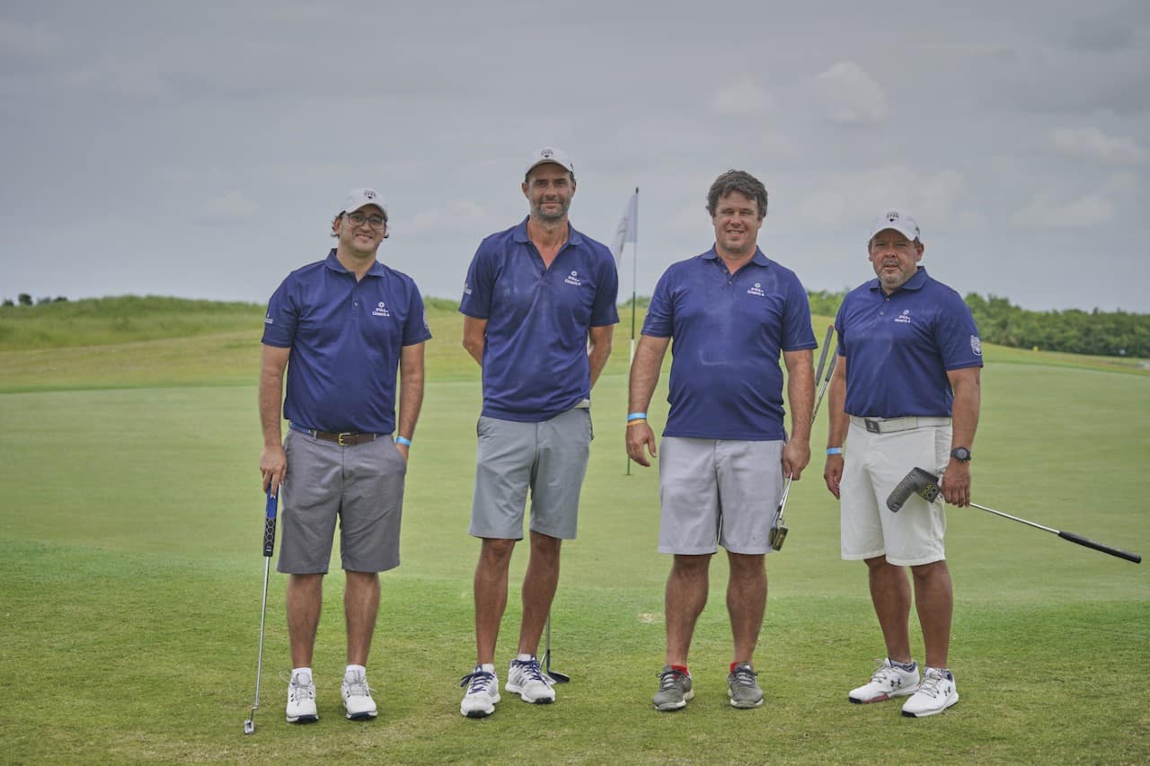 Gustavo Rojas, Alberto Fenoglio, Luciano Grigera y Freddy Almonte 