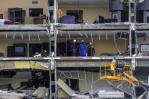 Hotel en Cuba destruido en un 80%, sigue retiro de escombros