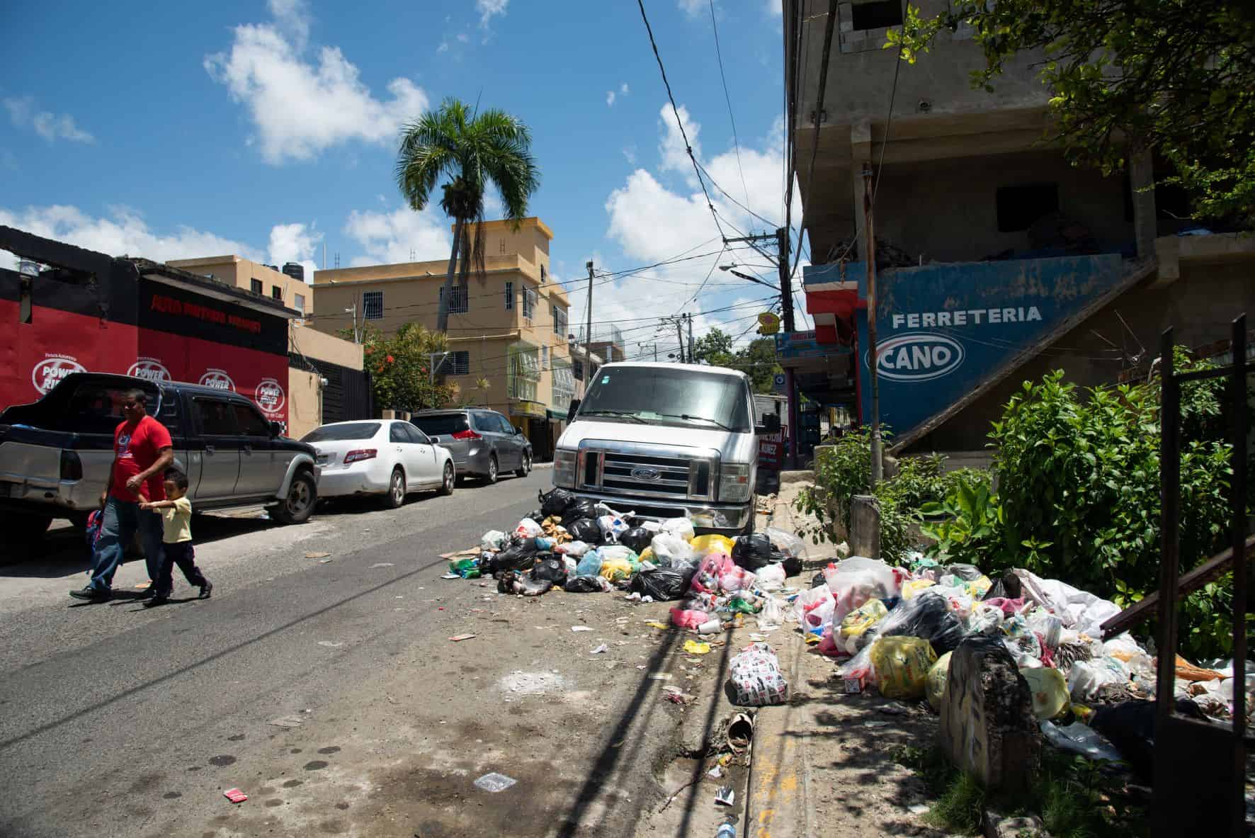 Basura en el barrio Libertador